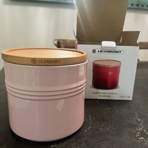 Pink Chiffon Le Creuset Canister 1.5 qt.